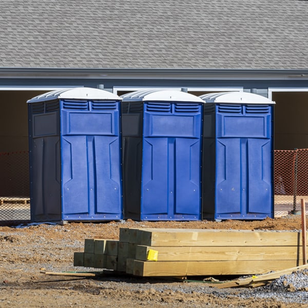 are there any restrictions on where i can place the porta potties during my rental period in Fancy Gap VA